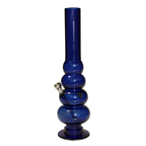 Acrylic Bong Bubble 35 cm red