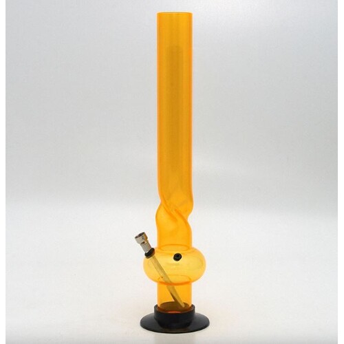 Acrylic ice pipe 35 cm CoolerBong orange