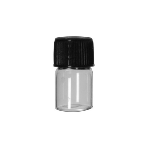 Screw cap glasses clear 1.0ml