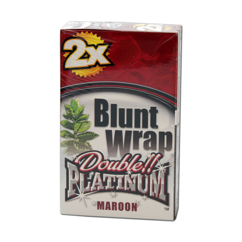 Blunt Wraps Platinum Double MAROON