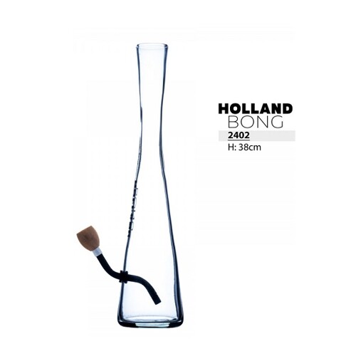 Hollandbong glass clear 38cm