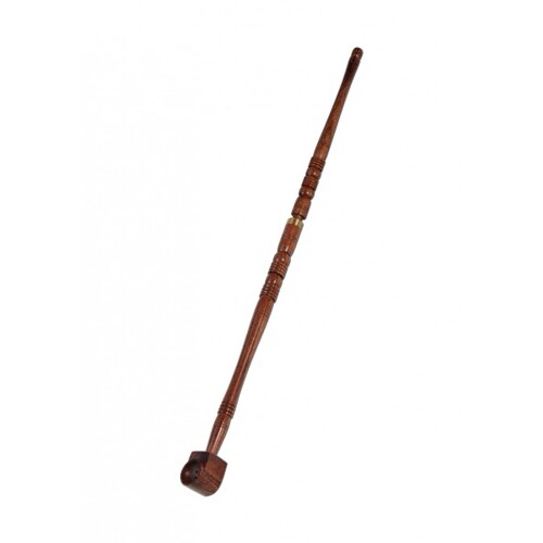 Rosewood Pipe 2-part with Brass Ring 41cm