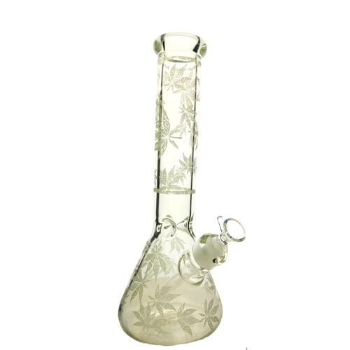 Z Heavy Glas Bong 35 cm Glow in Dark 9 mm 950 g