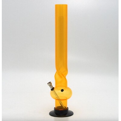 Acrylic ice pipe 35 cm CoolerBong orange