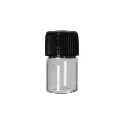 Screw cap glasses clear 1.0ml