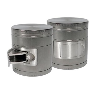 Grinder 4 pcs. with ejection gray