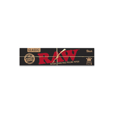 RAW Black King Size Slim cigaretový papier