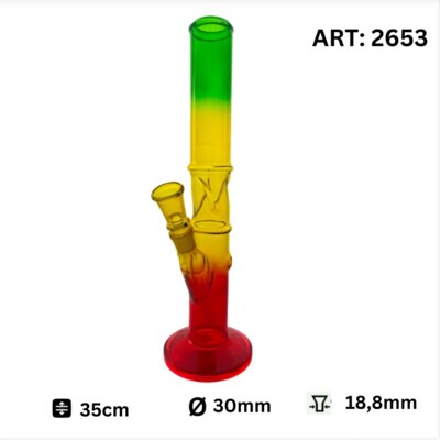 Üvegbong Rasta 35cm