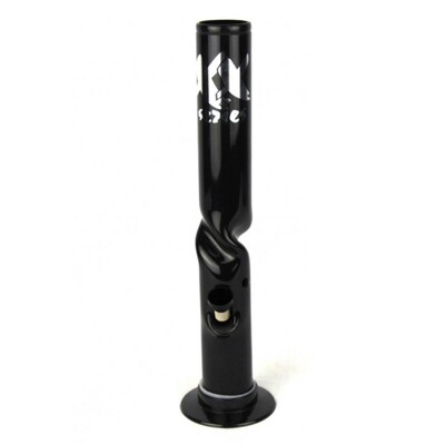 Acrylic ice bong with tattoo style 31 cm Black