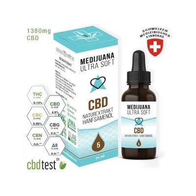 MEDIJUANA ULTRASOFT 5% CBD (30 ml)