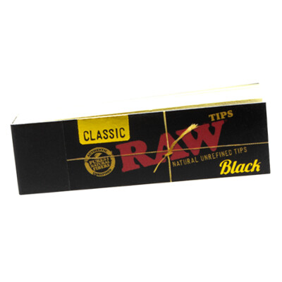 Raw tips black