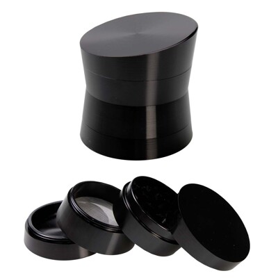 4 part Diabolo Aluminium Grinder 6,1 cm Ø