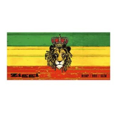 Ziggi Rasta Lion King size papierky s tipy Hemp