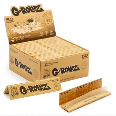 G-Rollz Unbleached Extra Thin 50 KS paper