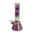 Black Leaf Steam Stripes Pimp Ice Bong Purple